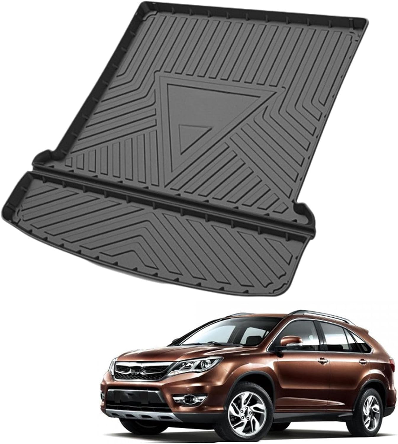 PLAKDFUU Bootmat for BYD S7 7-seater 2015-2018 easyclean protector