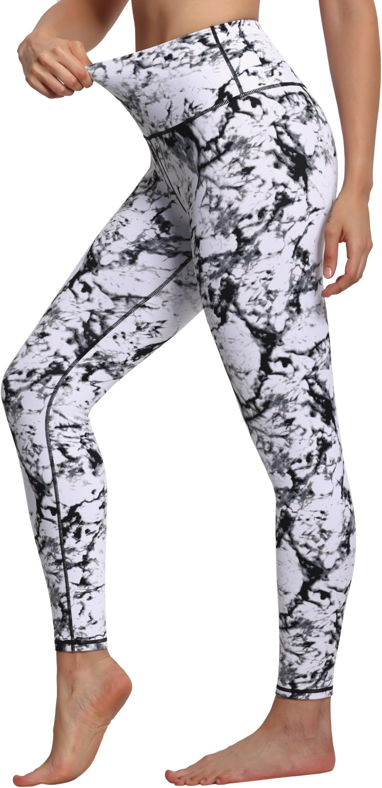 Women's High Waist Workout Legging Soft Tummy Control Squat Proof Yoga Running Pants