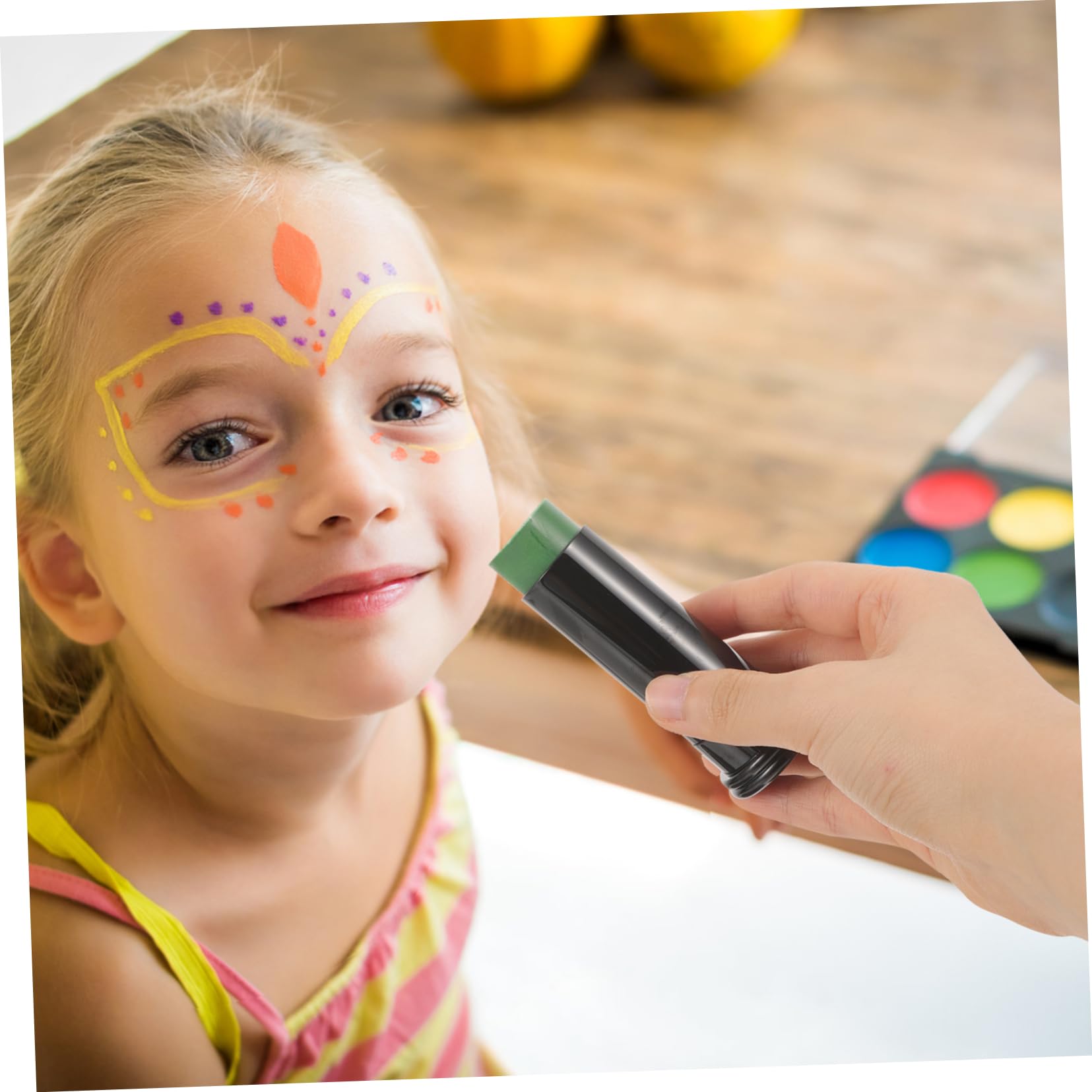 Healeved 15 Piezas Barras de Pintura Facial No Tóxicas para Halloween y Cosplay Kit de Maquillaje para Fiestas Pintura Rápida y Lavable para Diseño Creativo y Decoración de Caras