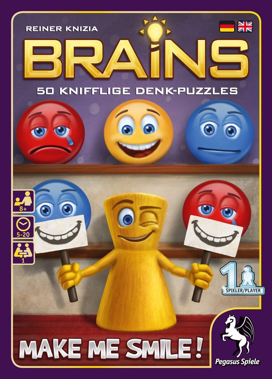 Pegasus Spiele 18132G Brains Make Me Smile! Board Game