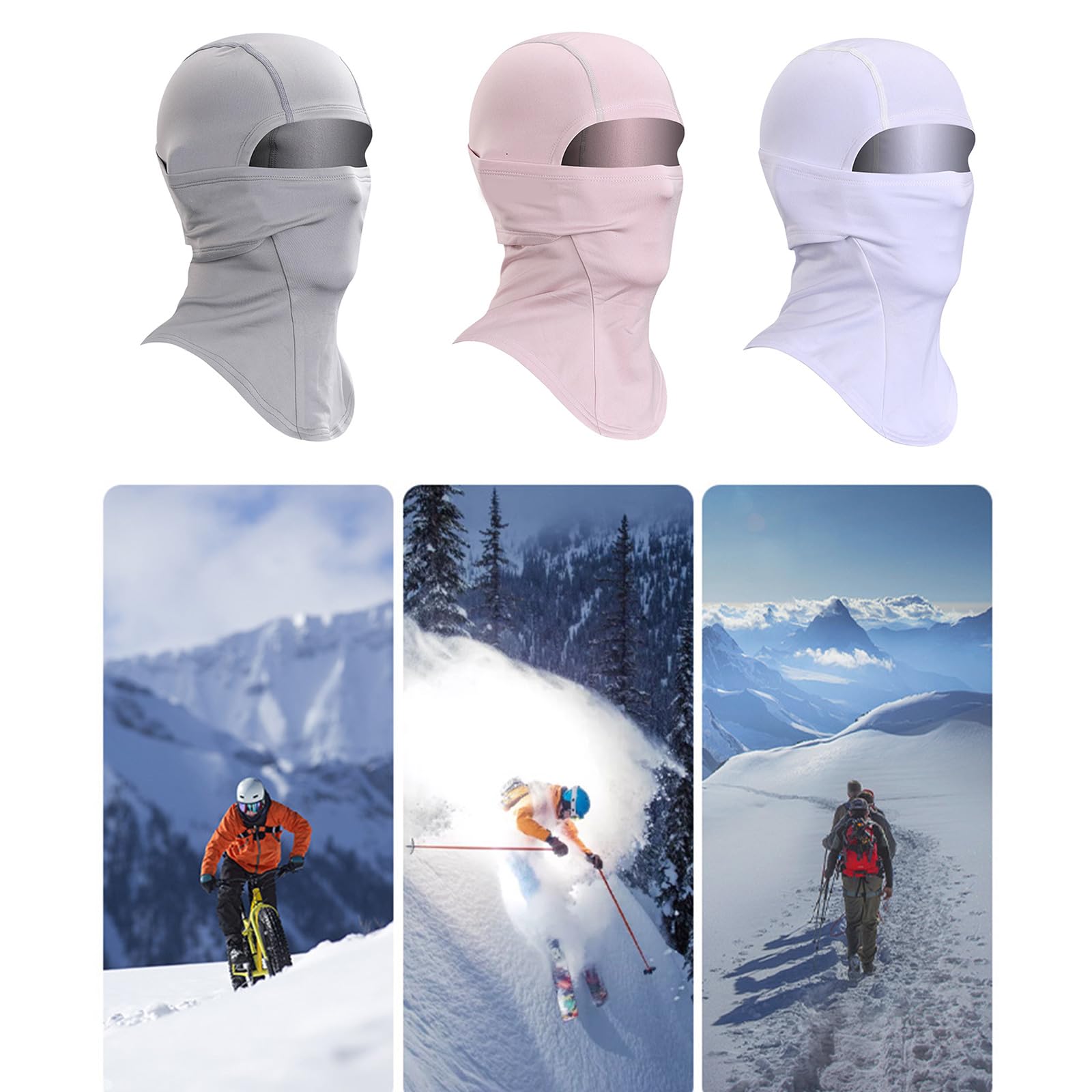 Bufanda de invierno para mujer, cuello y oreja, esquí, senderismo, ciclismo, para mujer y hombre