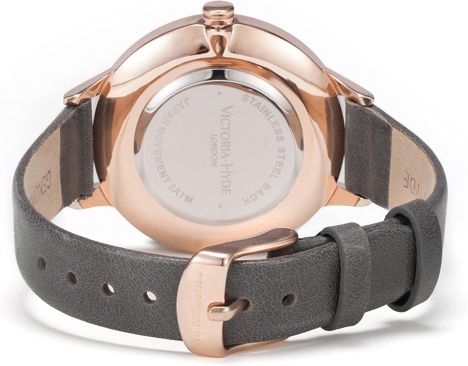 VICTORIA HYDE Moda Floreale Fiore Viso Al Orologio Analogico Quarzo Donna Cinturino In Vera Pelle Impermeabile