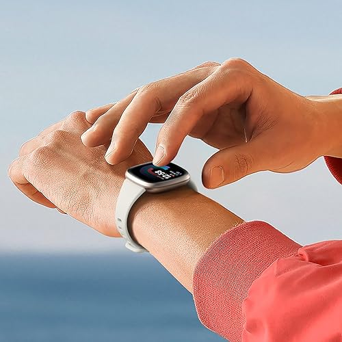 Miniatura 5 de Getino Compatible con correas Fitbit Versa 4Versa 3SenseSense 2 para mujeres y hombres, accesorios deportivos delgados, correa para reloj Fitbit