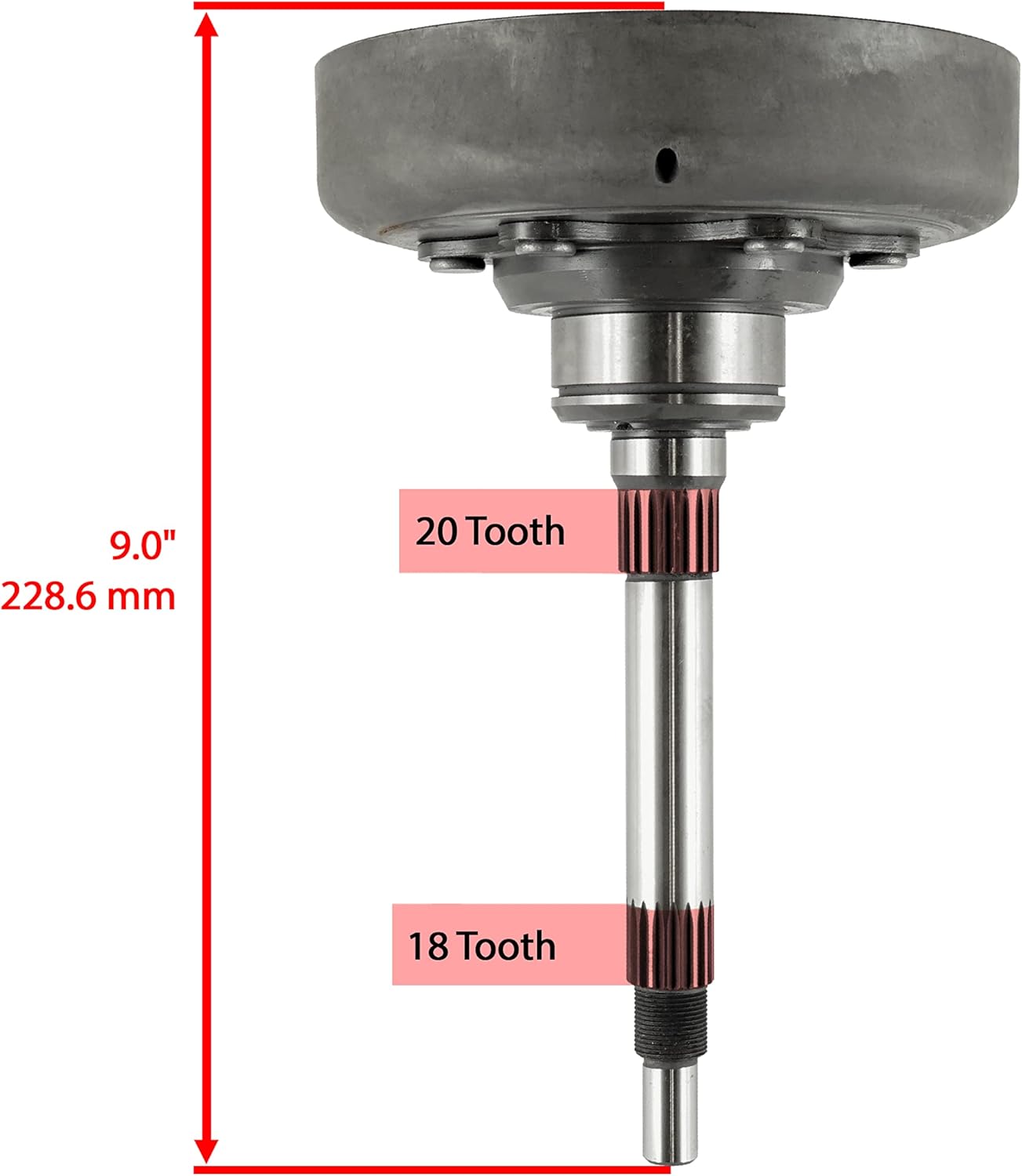 Caltric Clutch Housing and Clutch Carrier Kit Compatible with Yamaha Grizzly 600 YFM600F 4x4 1999-2001