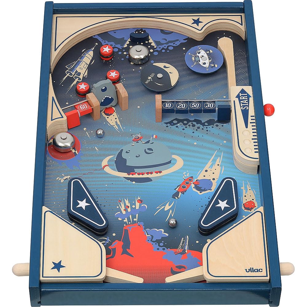 Flipper des Weltraums Stimmungsspiel Vintage-Design für Kinder ab 5 Jahren