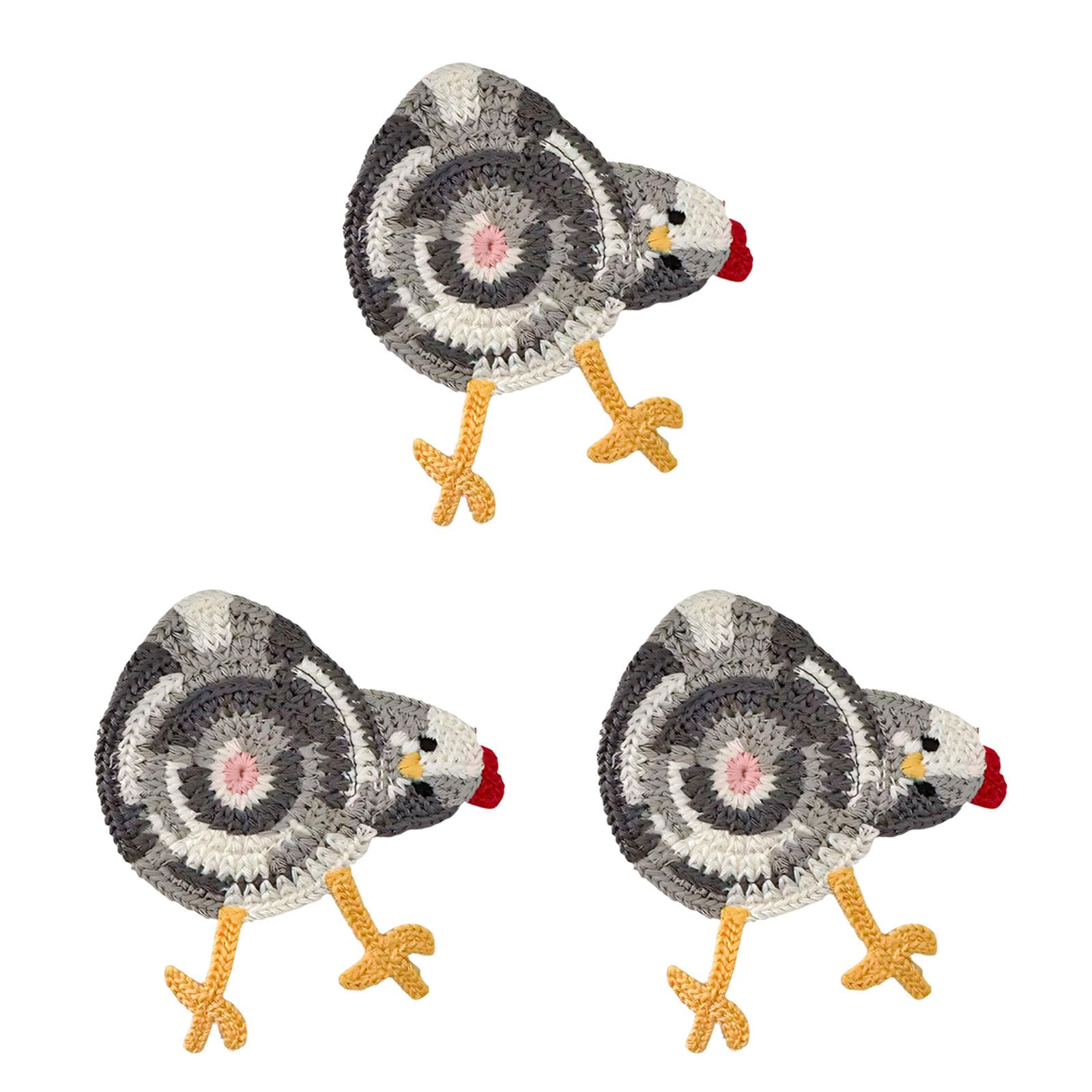 3Pcs Soft Fabric Pet Themed Coasters Ideal for Tables and Easy Care Pet Themed Coasters