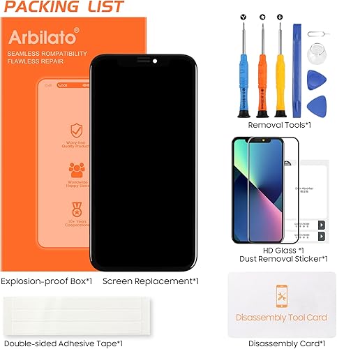 Miniatura 7 de Incell - Pantalla de repuesto para iPhone 11 para iPhone A2111, pantalla LCD A2223, A2221 3D táctil digitalizador Asamblea piezas de reparación