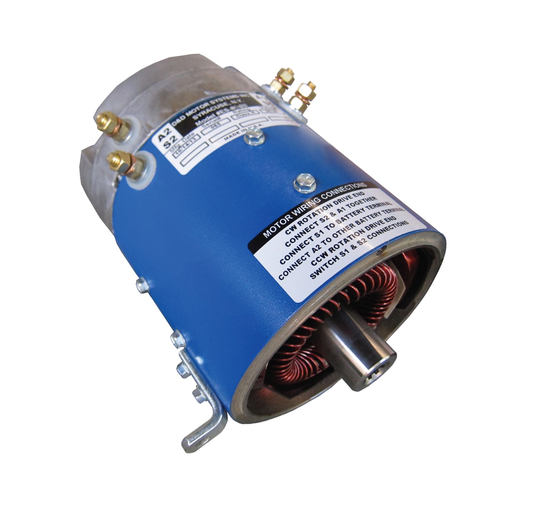 Golf Cart Motors - Club Car Motors (Series) - 170-007-0002-25 MPH - 15% Less Torque 48 or 36 Volt Made in USA