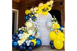 Lemon Balloon Garland Arch Kit: Create a Sun-Kissed Celebration