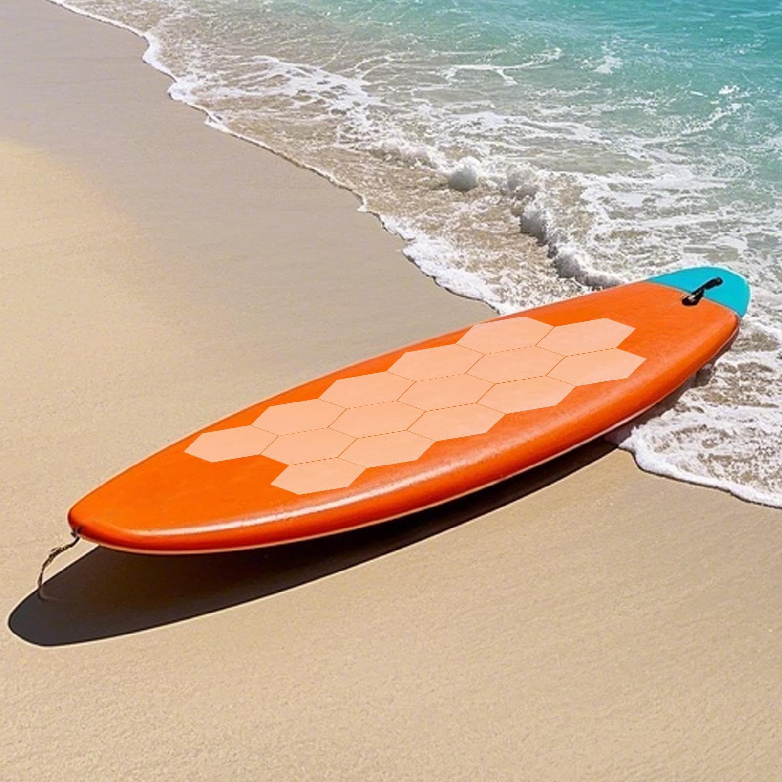 Tappetino Antiscivolo da Surf Adesivi Esagonali Antiscivolo Board | Tappetini Adesivi Per Surfboard per Paddleboard Snowboard Skateboard Sport All'aperto Estivo Kayak Pontoon