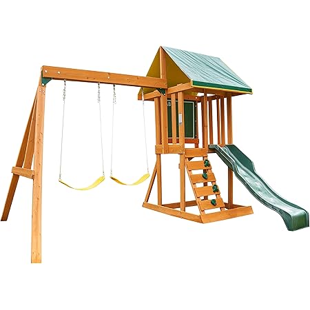 Assemble Wooden Swing Set 