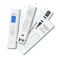 Vista 10 de Medidor digital de agua 6 en 1 para agua potable, grado de laboratorio TOC/COD/EC/UV275/TEMP/TDS Medidor digital de agua y solución de calibración