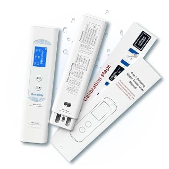 6 in 1 Digital Water Tester for Drinking Water, Portable Water Quality Tester for TOC, COD, EC, UV275, Temp, TDS Meter Digital Water Tester for Well, Tap, Outdoor Water