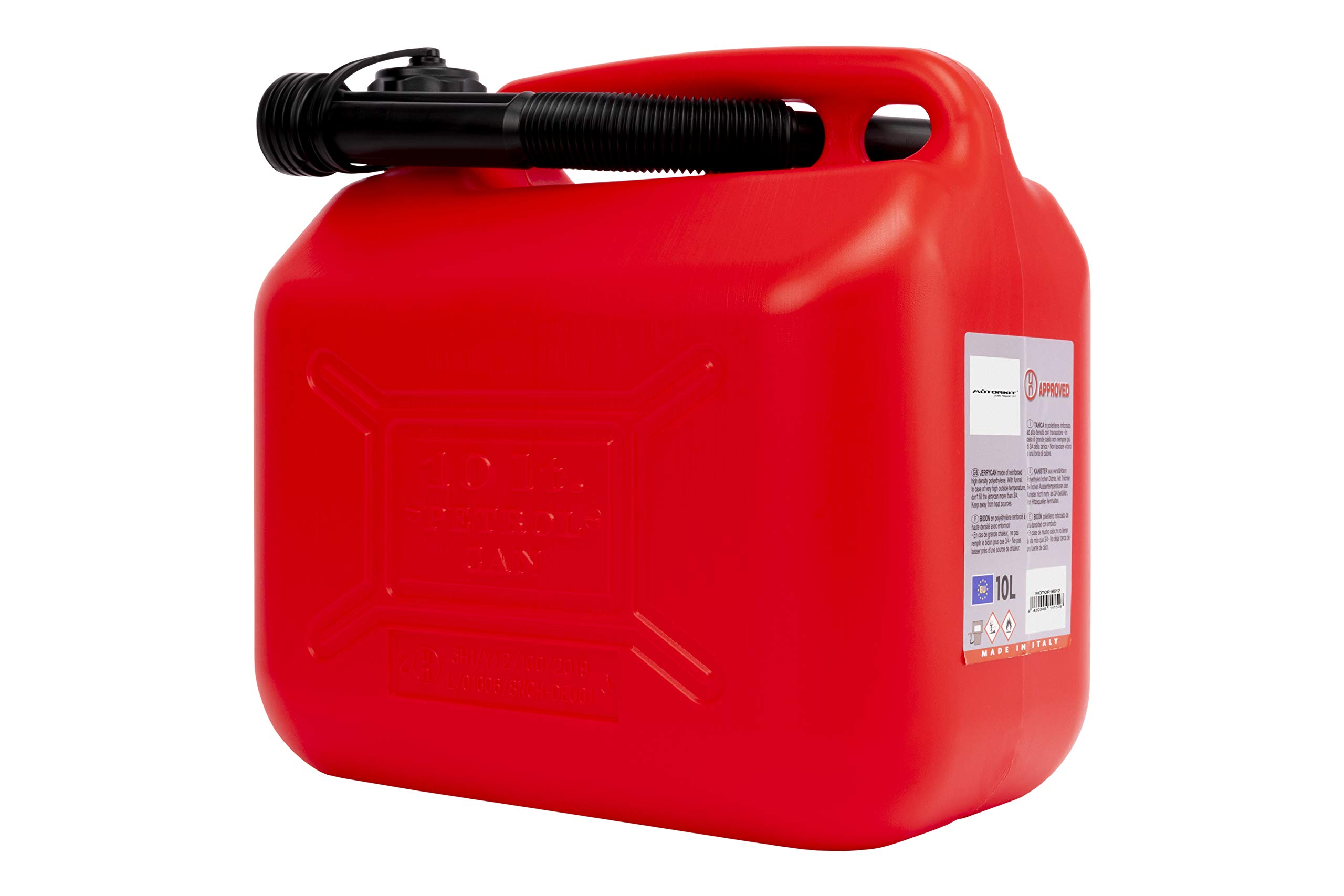 Amazon Com Motorkit Motor 10l Fuel Can Petrol Diesel Approved With Easy To Read Measuring Strip Includes Funnel Automotive Amazon Com Motorkit Motor 10l Fuel Can Petrol Diesel Approved With Easy To Read Measuring Strip Includes Funnel Automotive