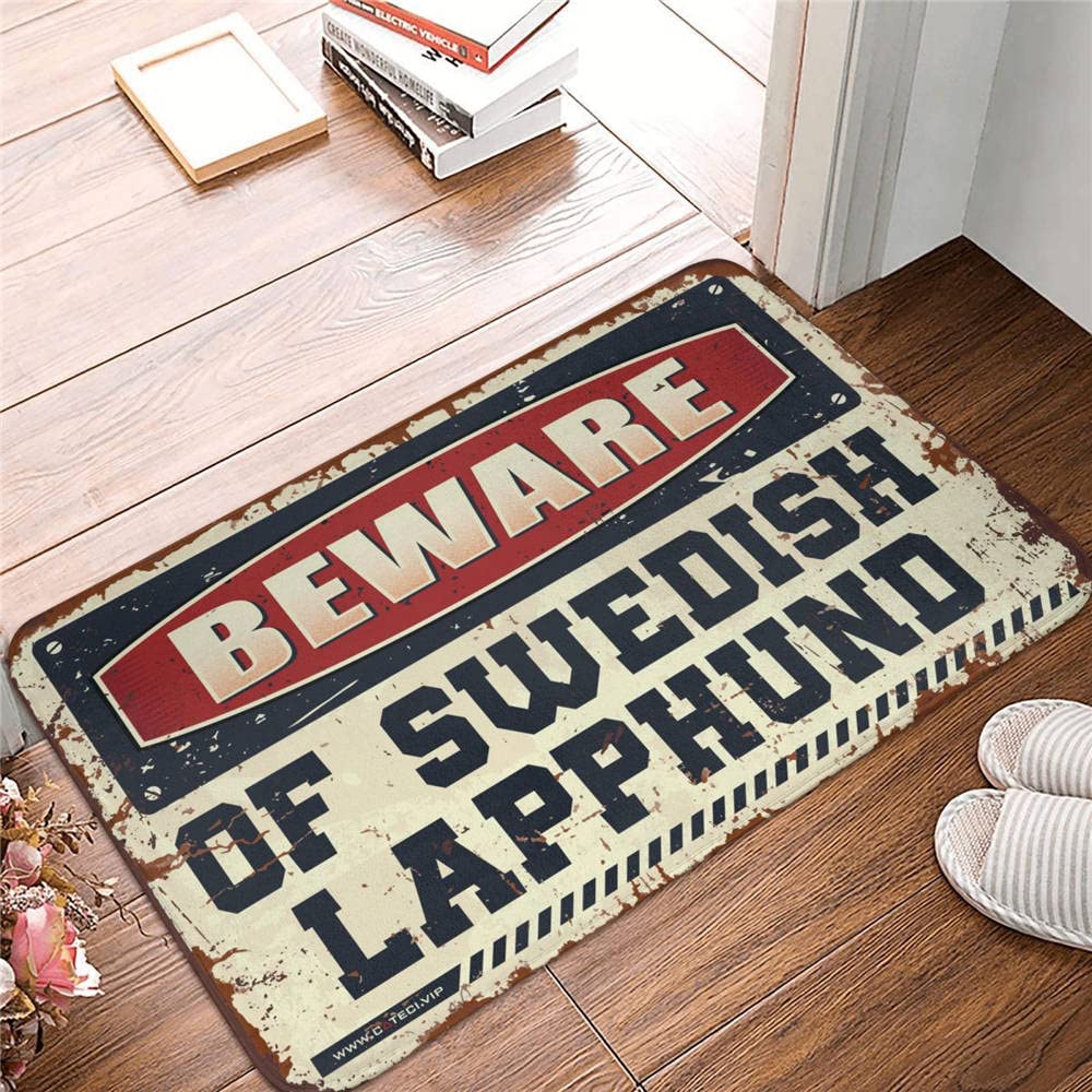 Paillasson d'extérieur original pour terrasse, cadeau idéal maître de Lapphund