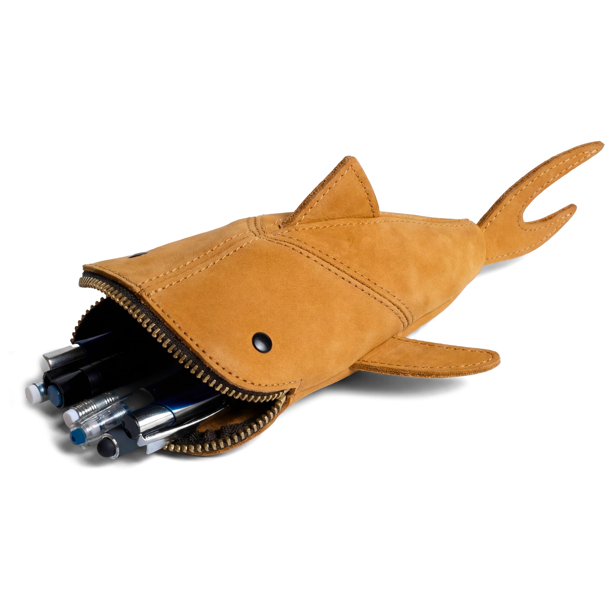 Amazon.com: Hide & Drink, Leather Pouch Pencil Bag, Coin Purse