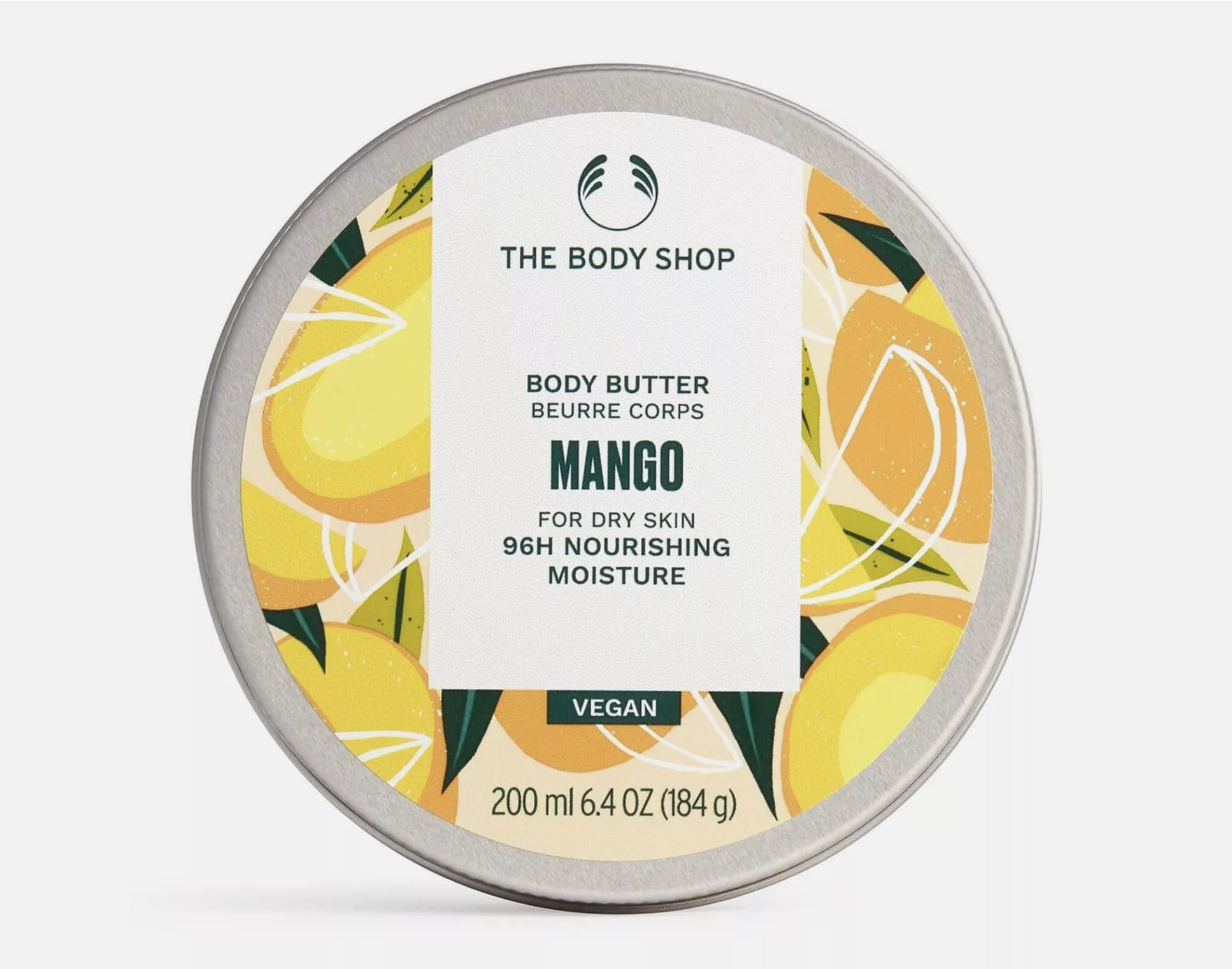 The Body Shop Mango Geschenkset – veganes Pflegeset mit Duschgel 250ml, Körperbutter, Körperspray, Handcreme & Luffaschwamm – tropischer Duft – Geschenk für Frauen