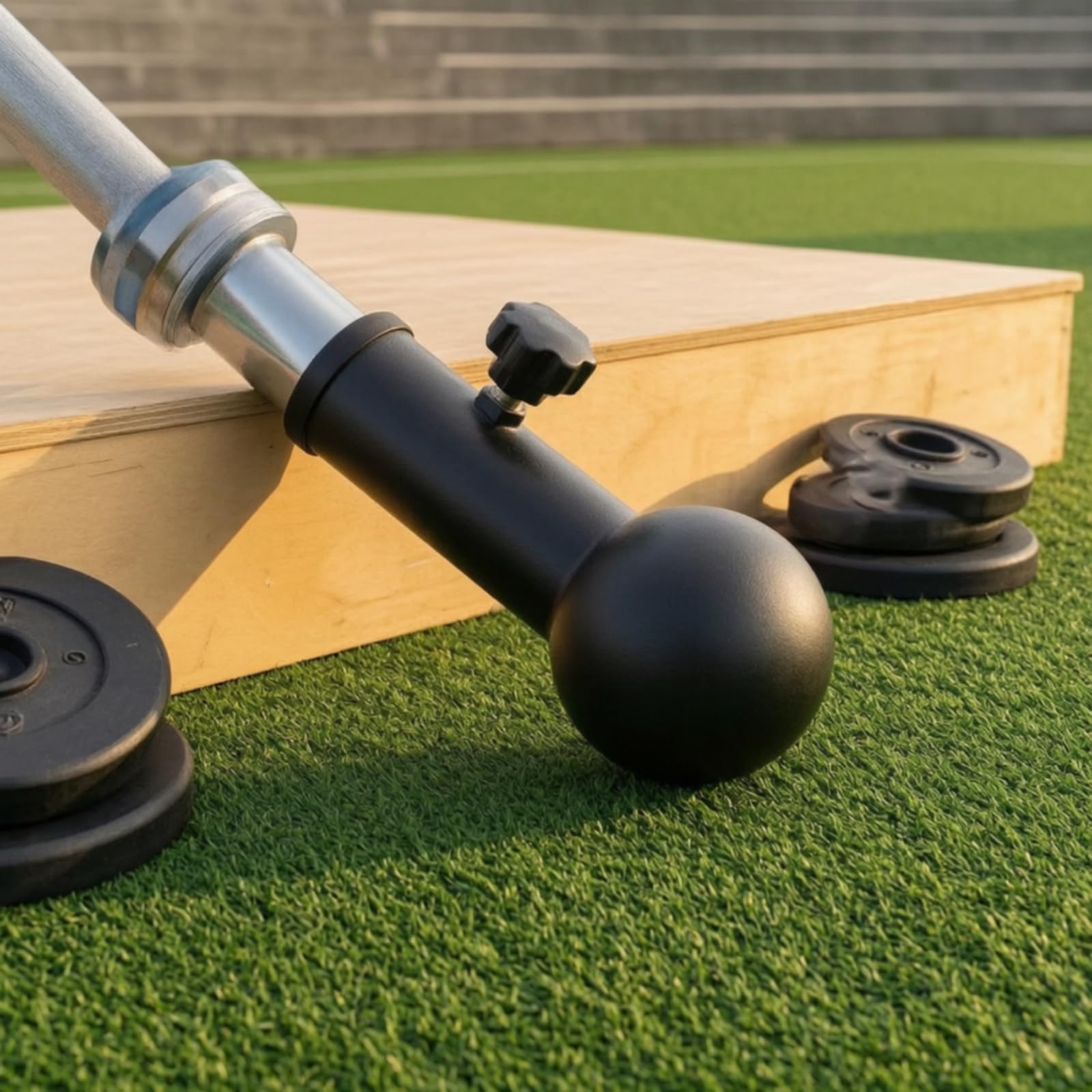 Fitness Training Handle Anclaje Giratorio para Barra Base de Metal Resistente Manguito Cilíndrico con Bloqueo Movimiento Multidireccional en Acero