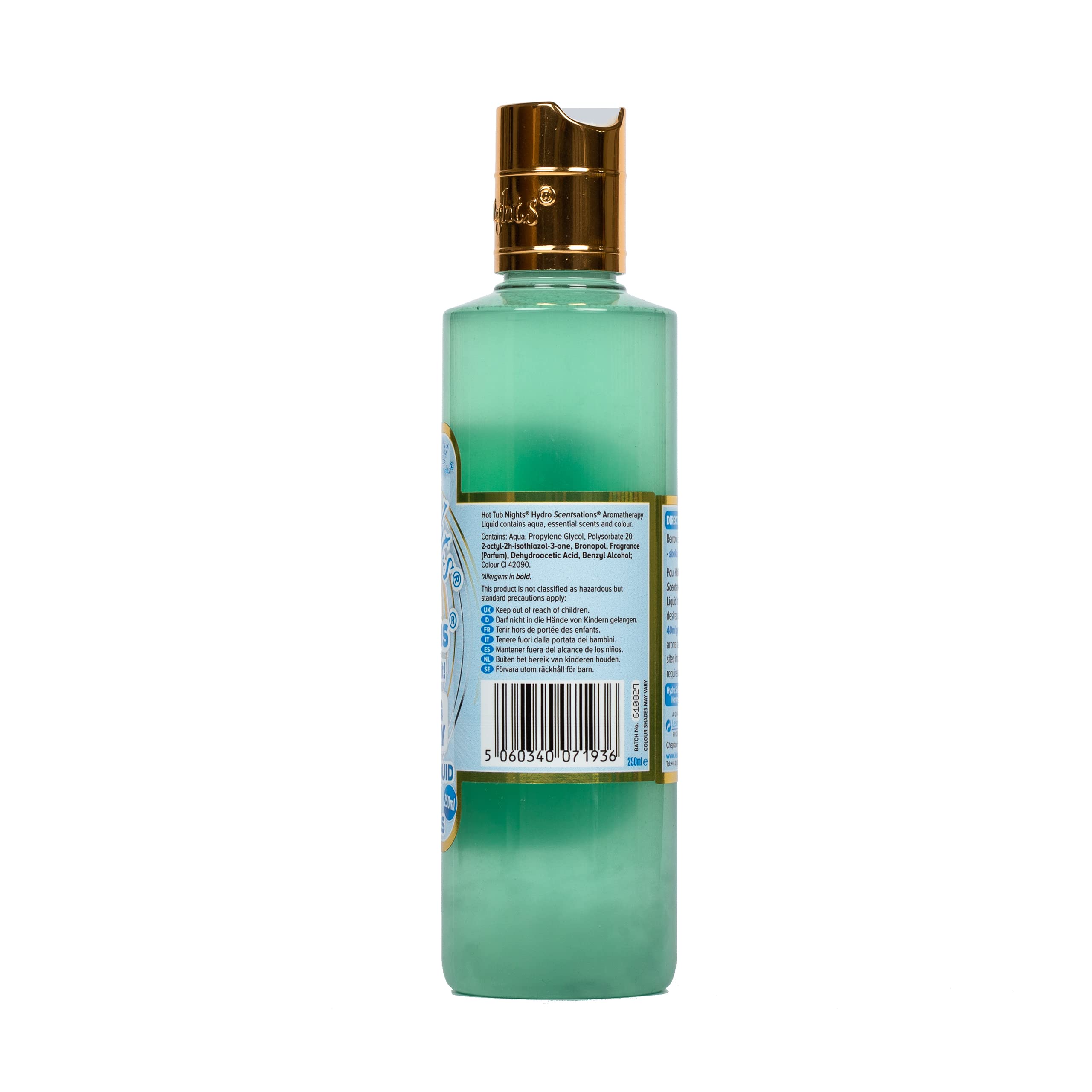 Hydro Scentsations - Líquido de aromaterapia (spray refrescante océano, 1 x 250 ml)