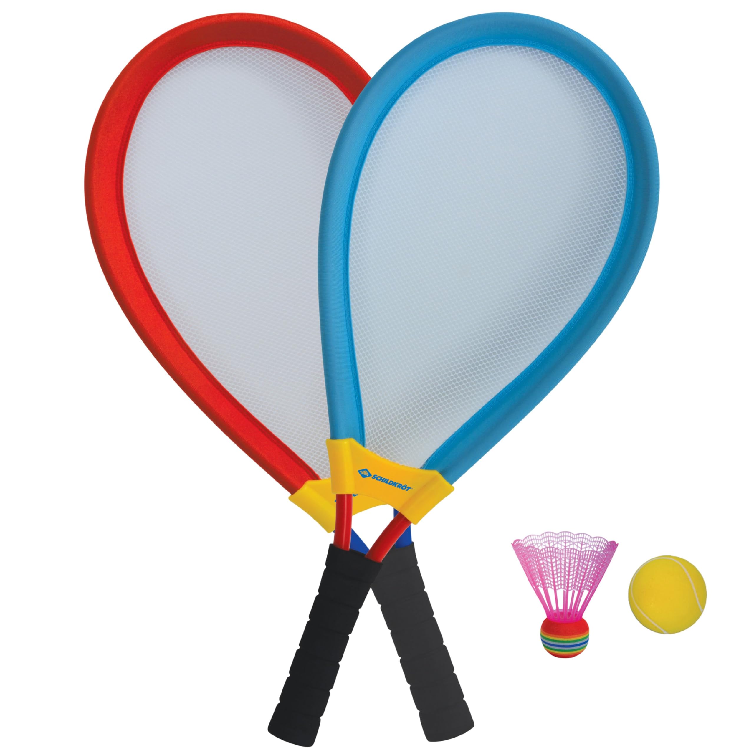 Schildkröt Giant Racket Set – XXL-Jumbo-Schläger, Soft-Ball und Federball