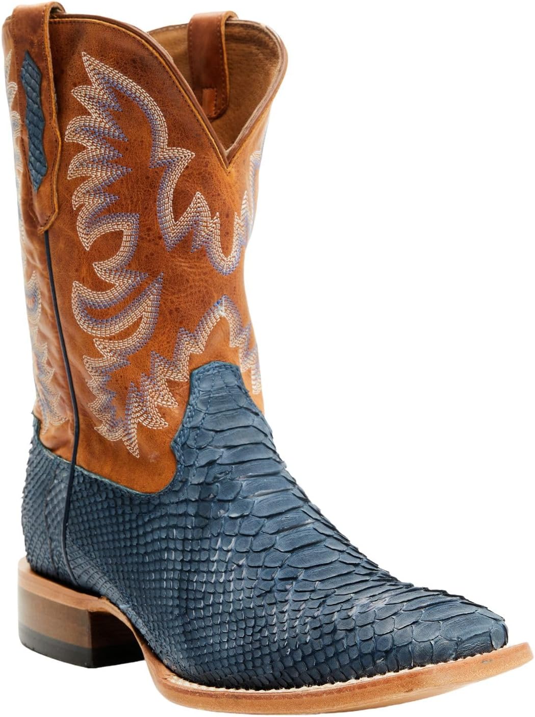 Cody James Men's Exotic Python Vulturno Western Boot Broad Square Toe - Becjdd24-03