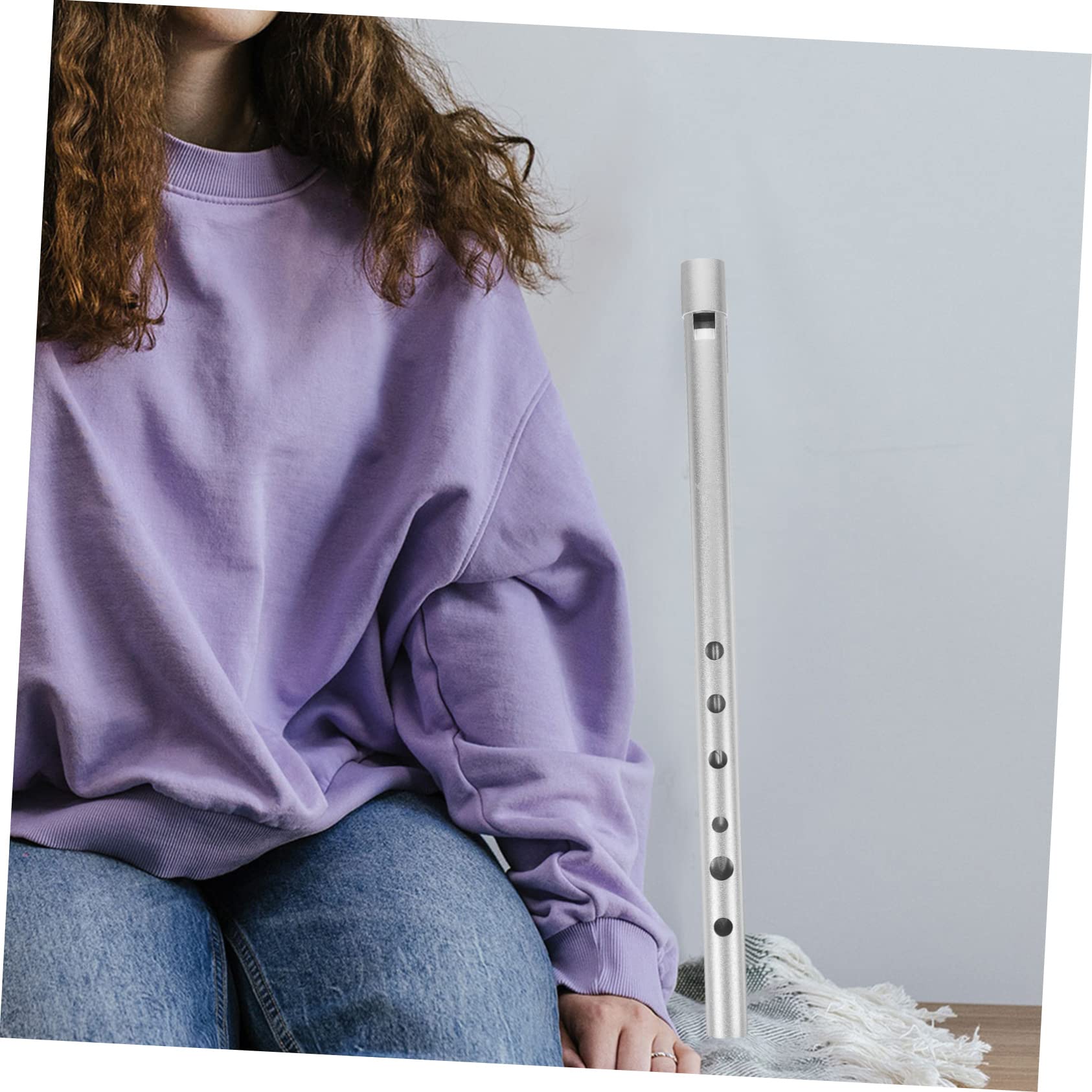 ULDIGI Professional Recorder Creative Soprano Boys and Girls Clarinet Aluminum Alloy Material Wind Instrument for Children