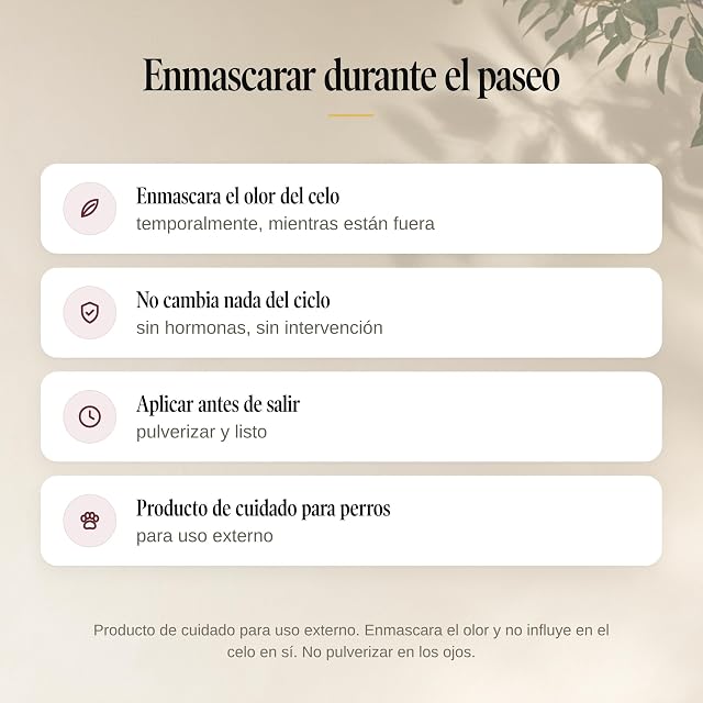 Foto 4 de 7 de Sensipharm® Spray Anti Flirt Perra - Enmascara el Olor del Celo, 100 ml