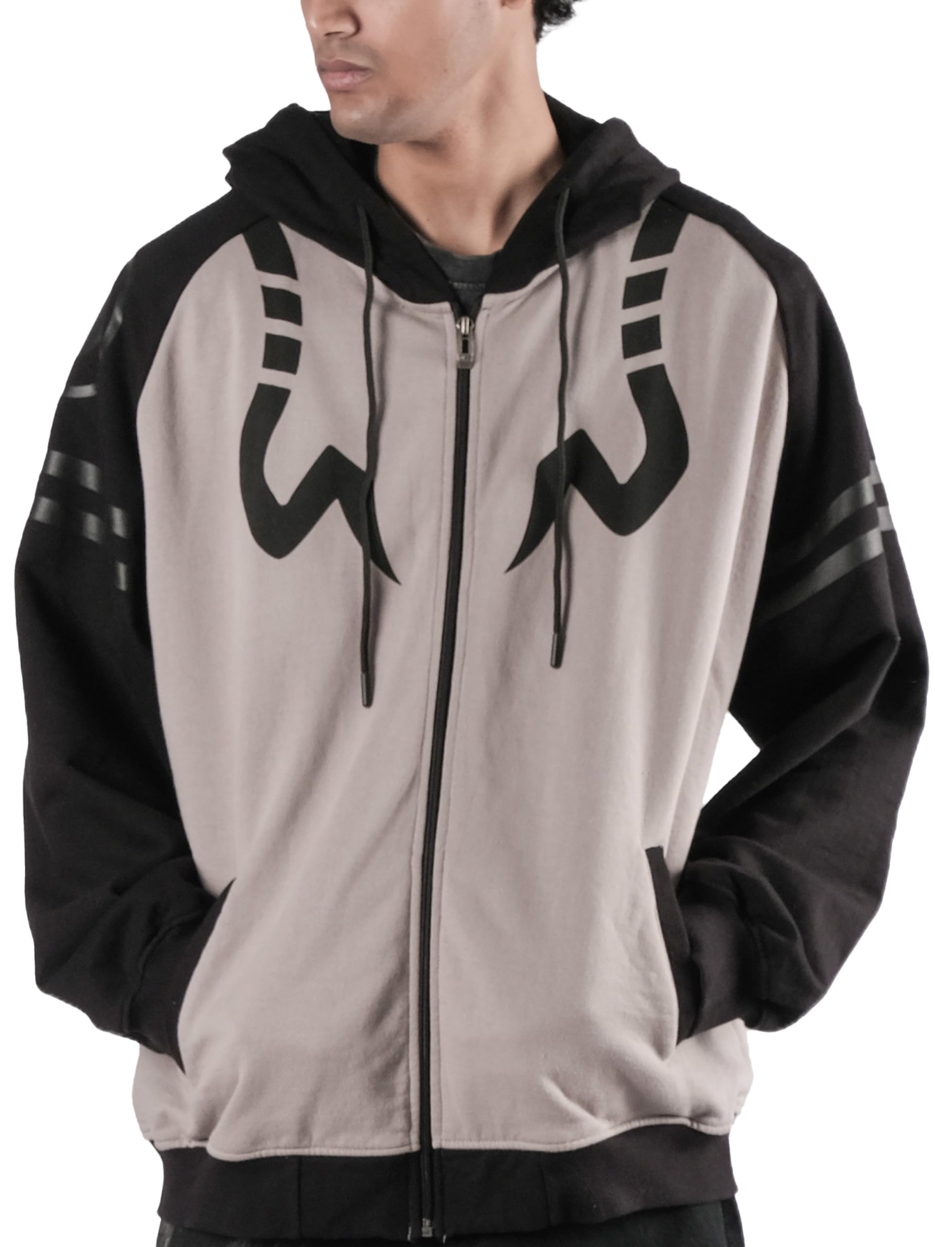 comicsense Unisex Anime Oversized Hoodie for Men and Woman, Accursed Distressed Printed Hooded Drop Shoulder Cosplay Anime Hoodies-picture-38