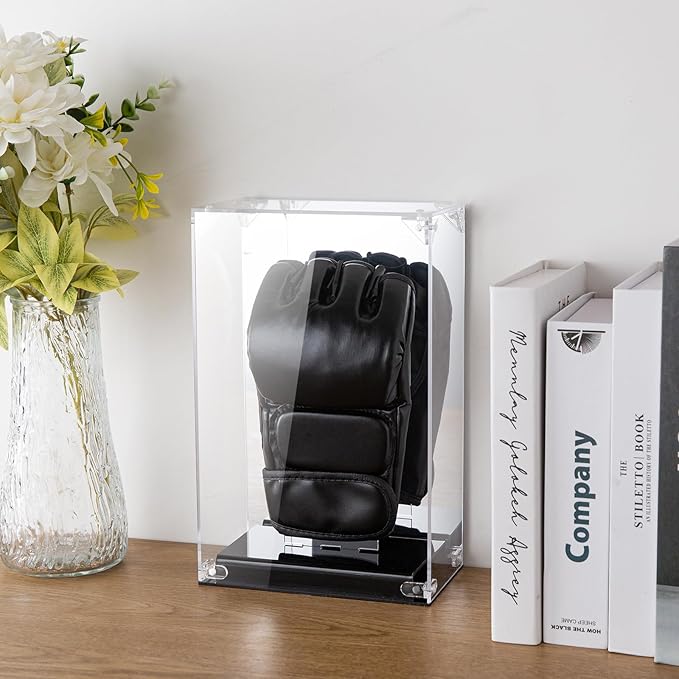 Estuche Acrílico para Guantes con Base Sólida y Espejo miniatura 2