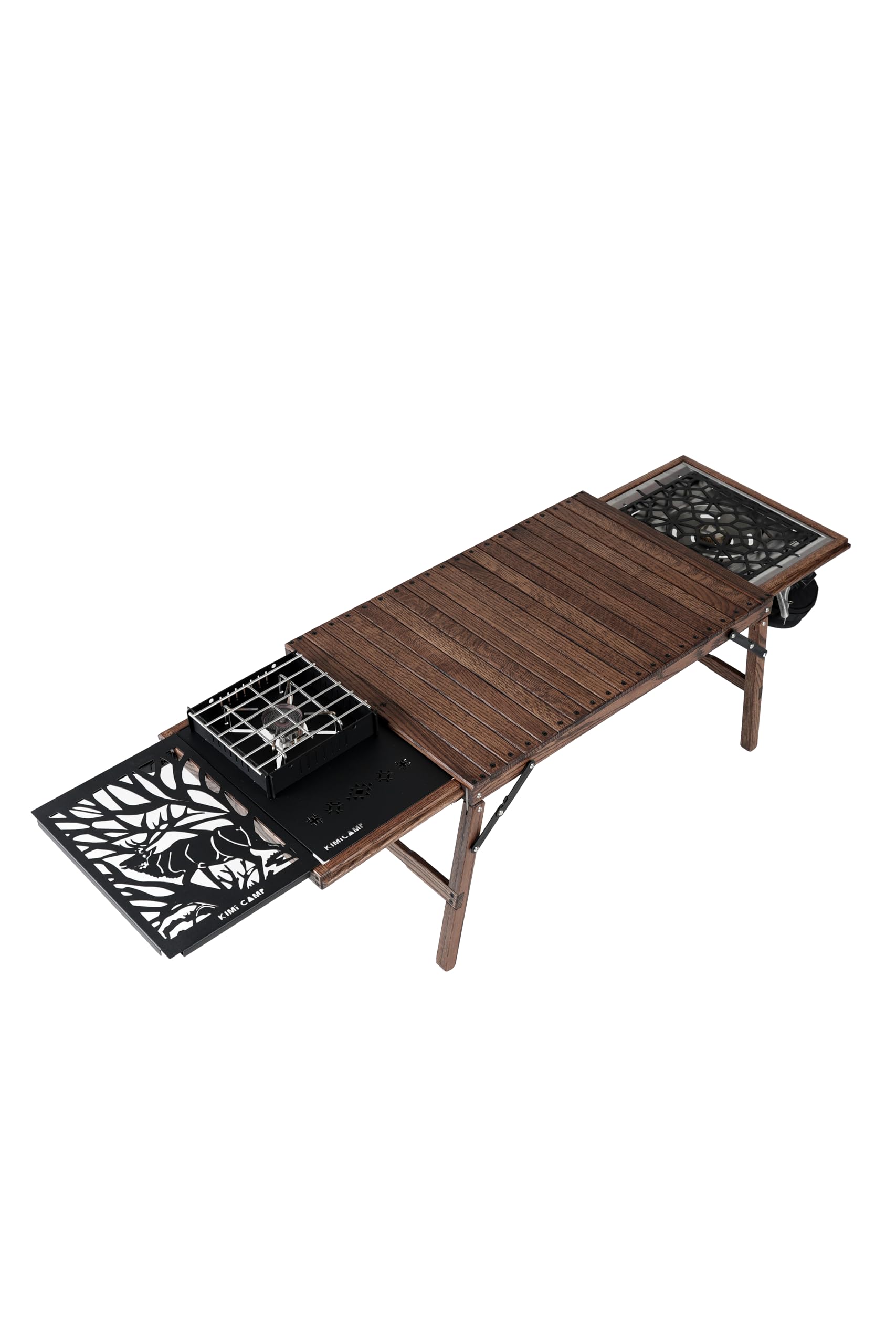 Amazon.co.jp: KIMICAMP ノビテーブル, IGTテーブル, 木製, オシャレ