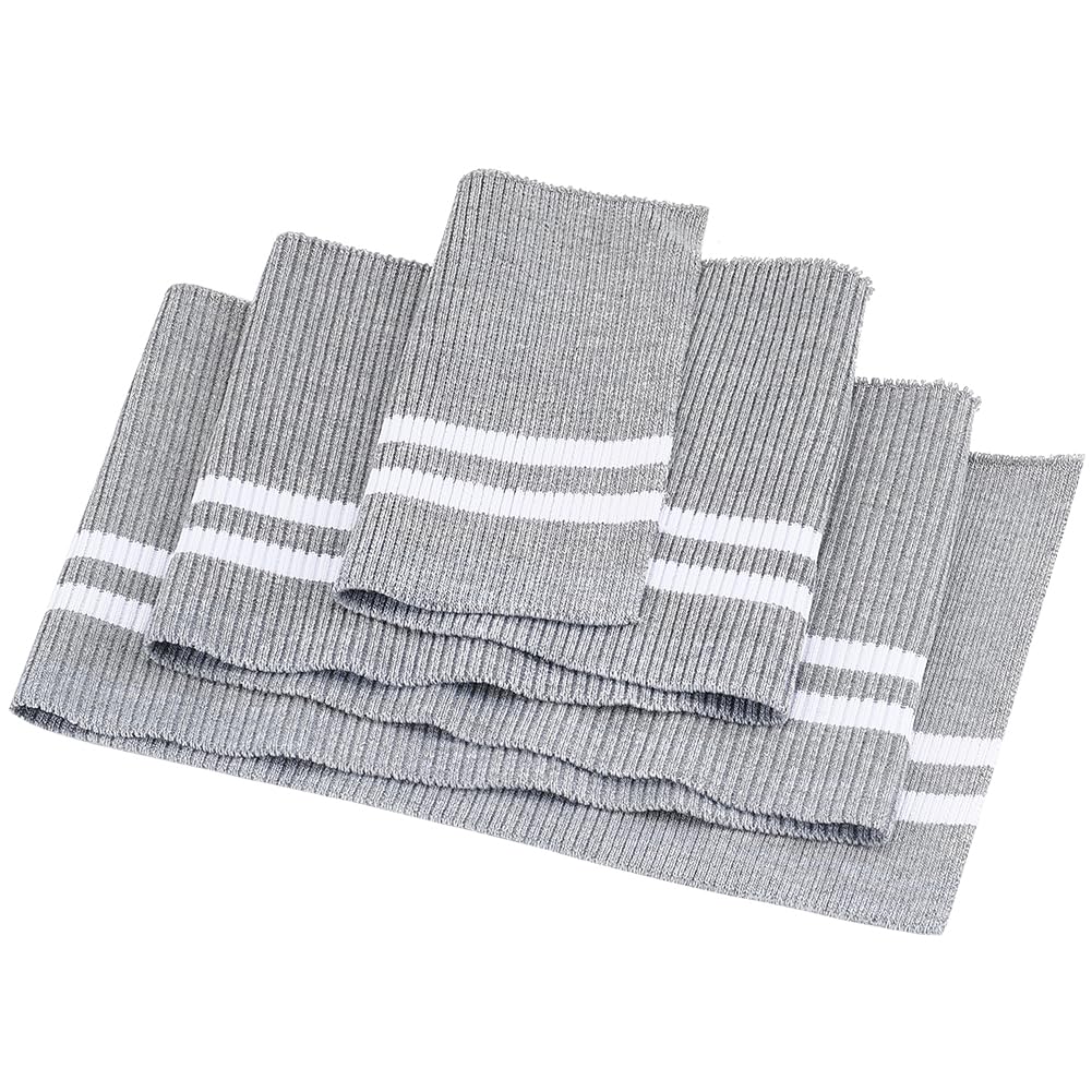 Tissu côtelé en fibre élastique 95cm pour réparer des poignets de veste usés