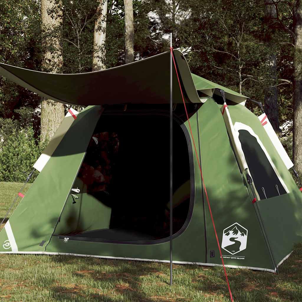 Genérico Tienda de campaña iglú 4 Personas Apertura rápida Verde,Deportes,Actividades al Aire Libre,Camping y Senderismo,Tiendas de campaña-4004143