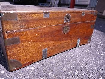 Amazon.co.jp: 【A20903昭和レトロアンティーク道具箱トランク