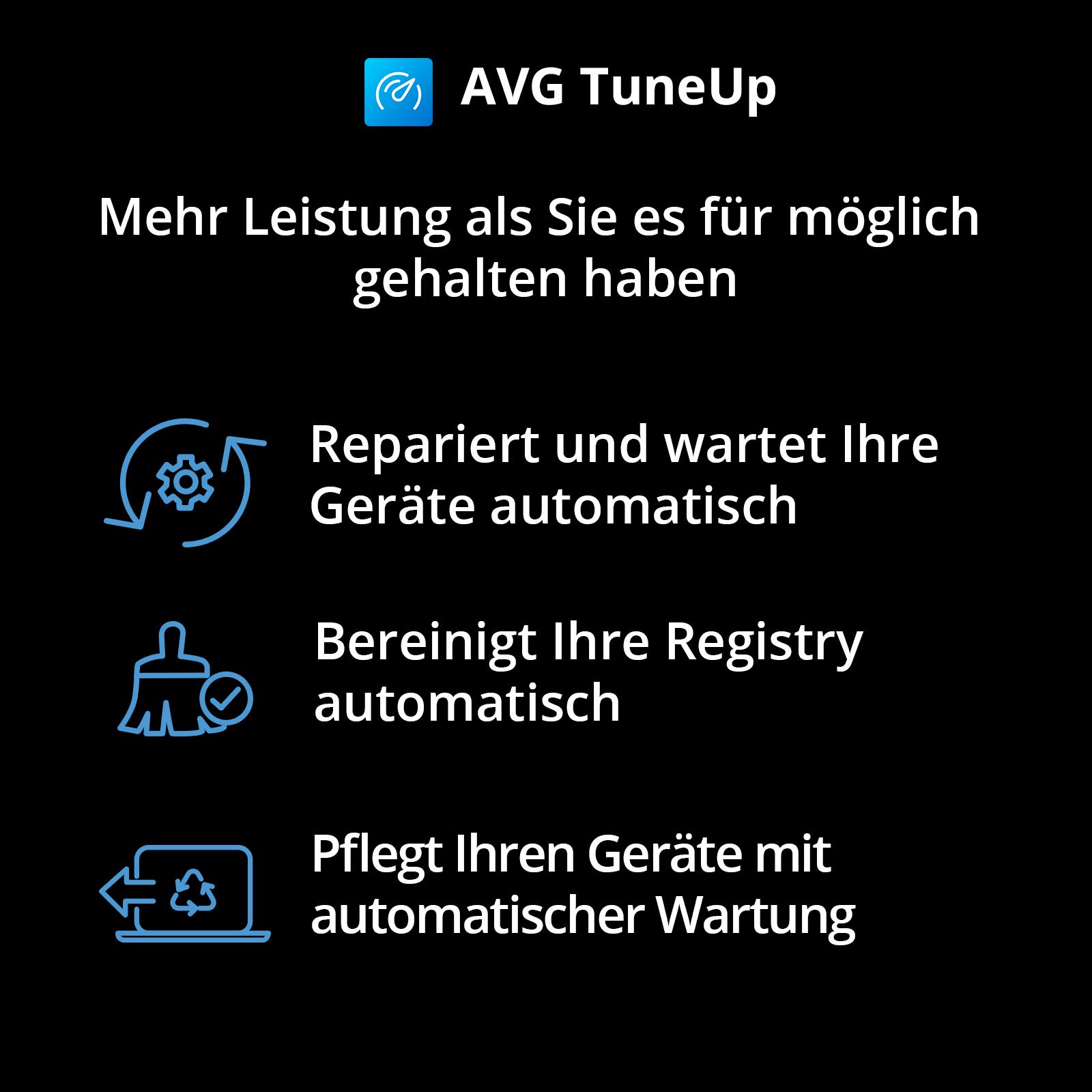 AVG TuneUp 2026| 10 Geräte | 1 Jahr | Aktivierungscode per Email