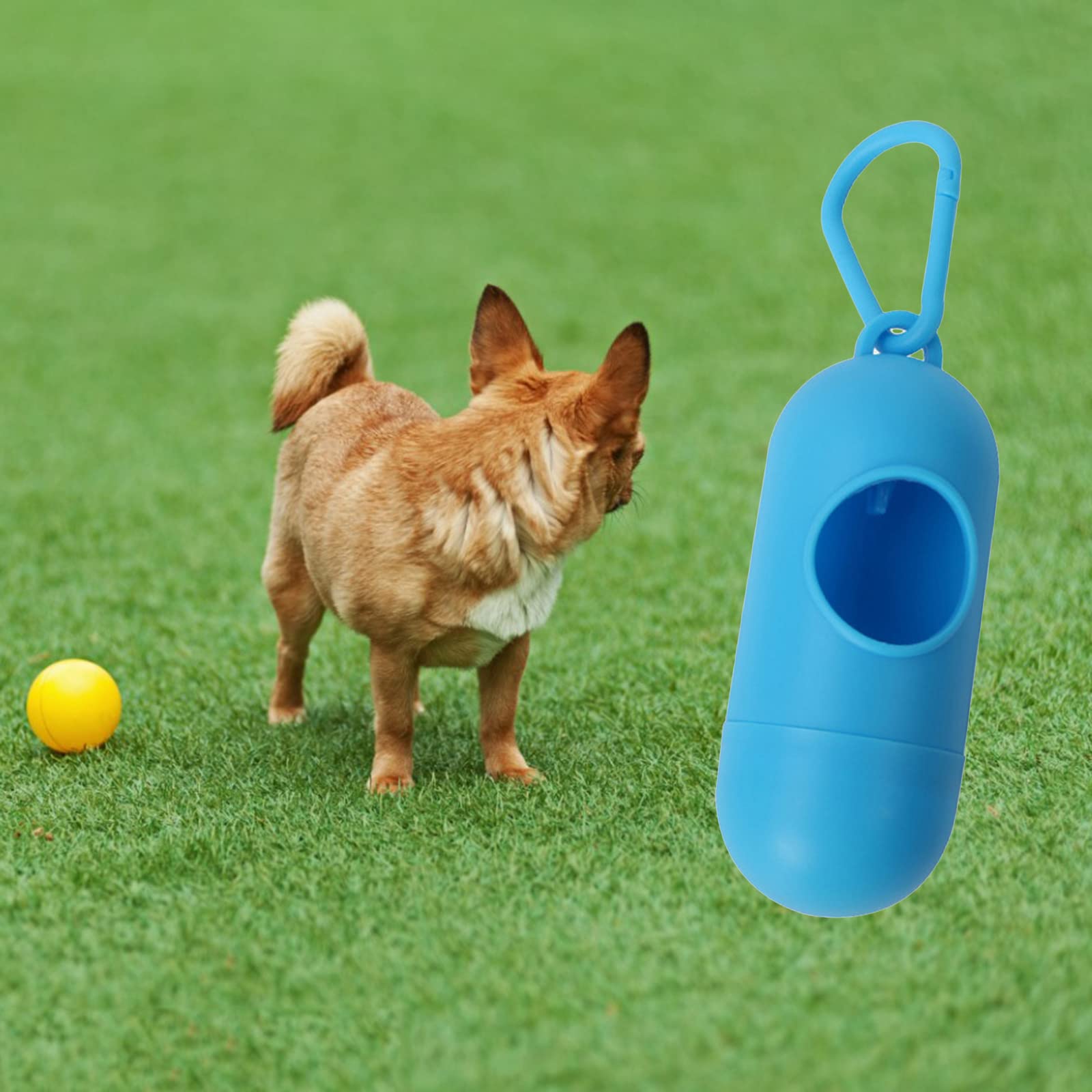 Hundekotbeutelhalter Für Die Leine – Mit Clip, In Violett, Einfach Zu Bedienen, Hände Bleiben Frei