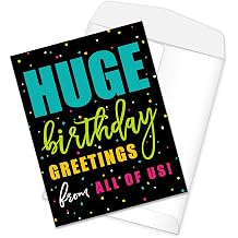 Canopy Street Huge Birthday Greeting / 8.5 x 11 Large Greeting Card/Jumbo Birthday Greeting From Group
