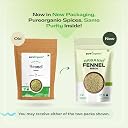 Pure Organio Organic Fennel Seeds (Saunf), Whole, 800 Gm gallery image