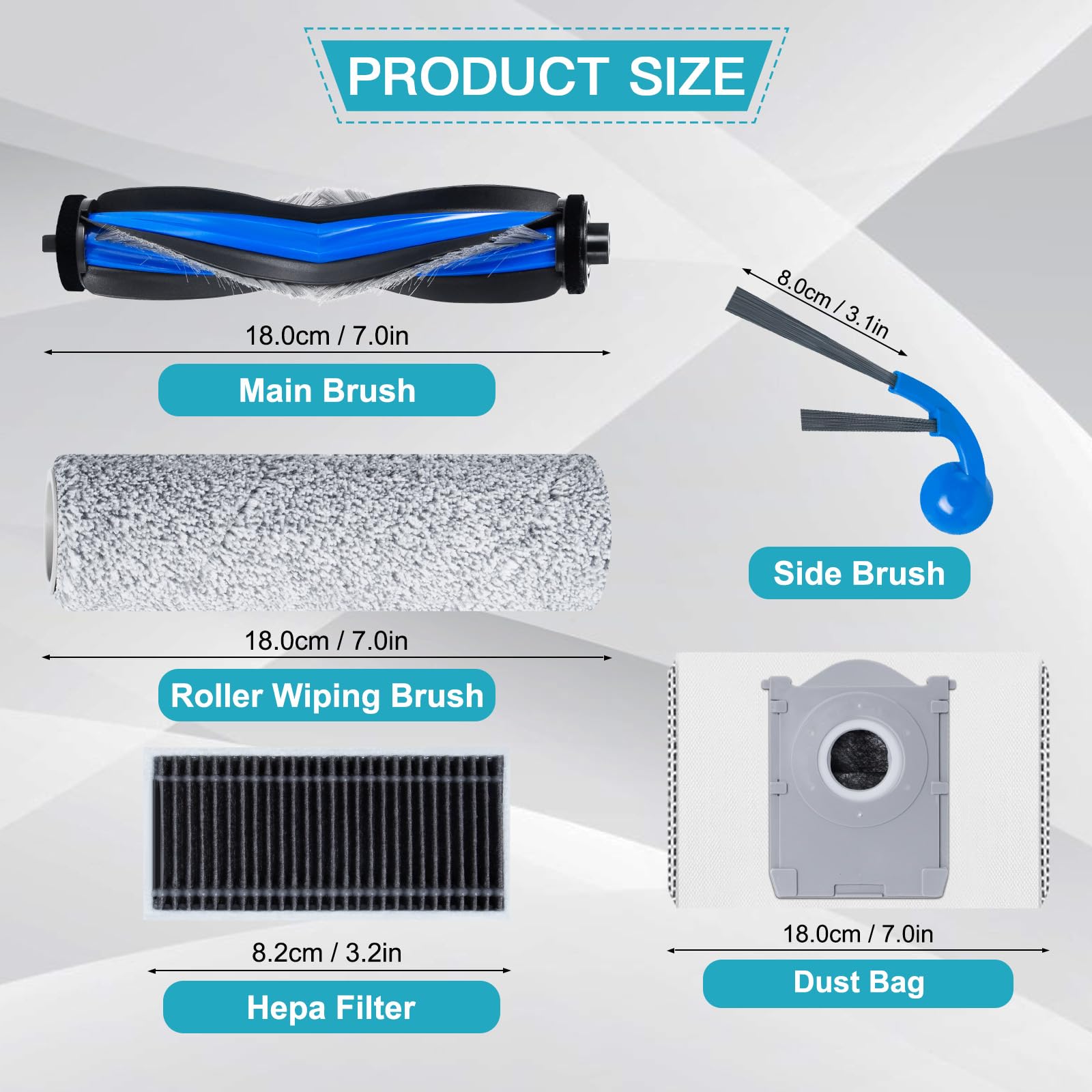 Amazon.com: Accessory Set for Ecovacs Deebot T80 Omni/X8 PRO OMNI