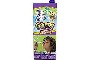 Bubbles, Gazillion Premium Bubbles Explosion Fun: Giant, Brilliant Bubbles with Eco-Friendly Packaging
