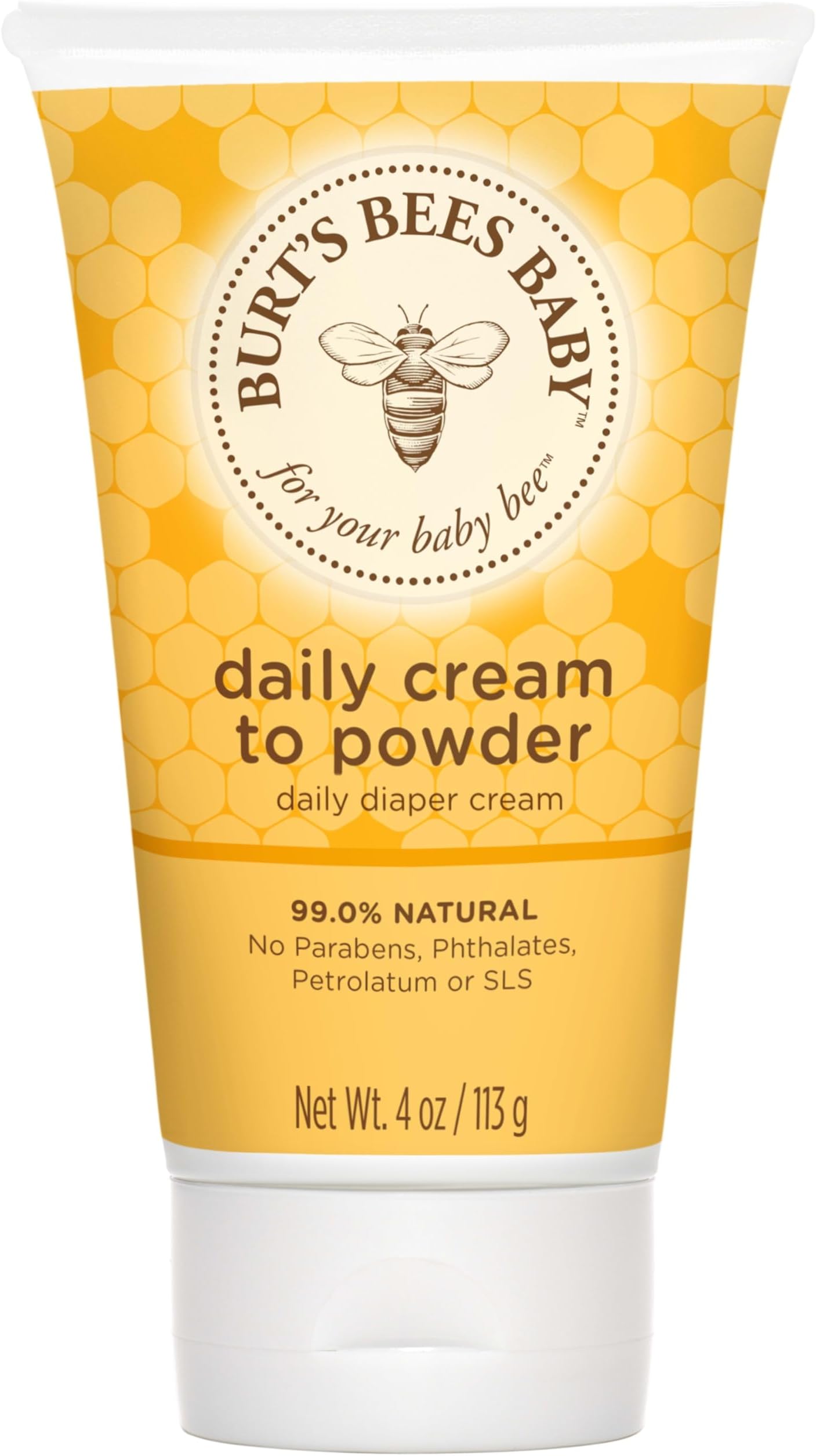 Baby 2-in-1 Diaper Cream and Powder with Shea Butter, Pediatrician Tested, 4 Ounces