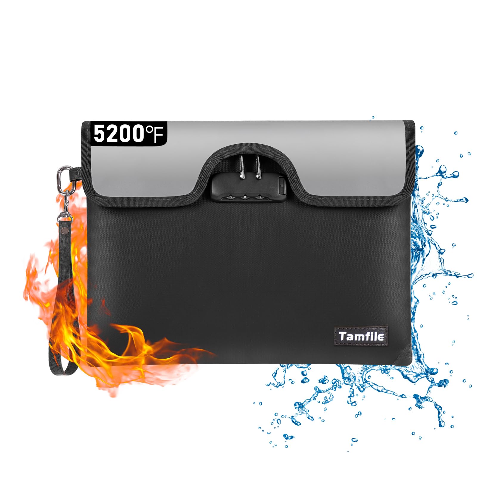 feuerfeste wasserdichte geldtasche