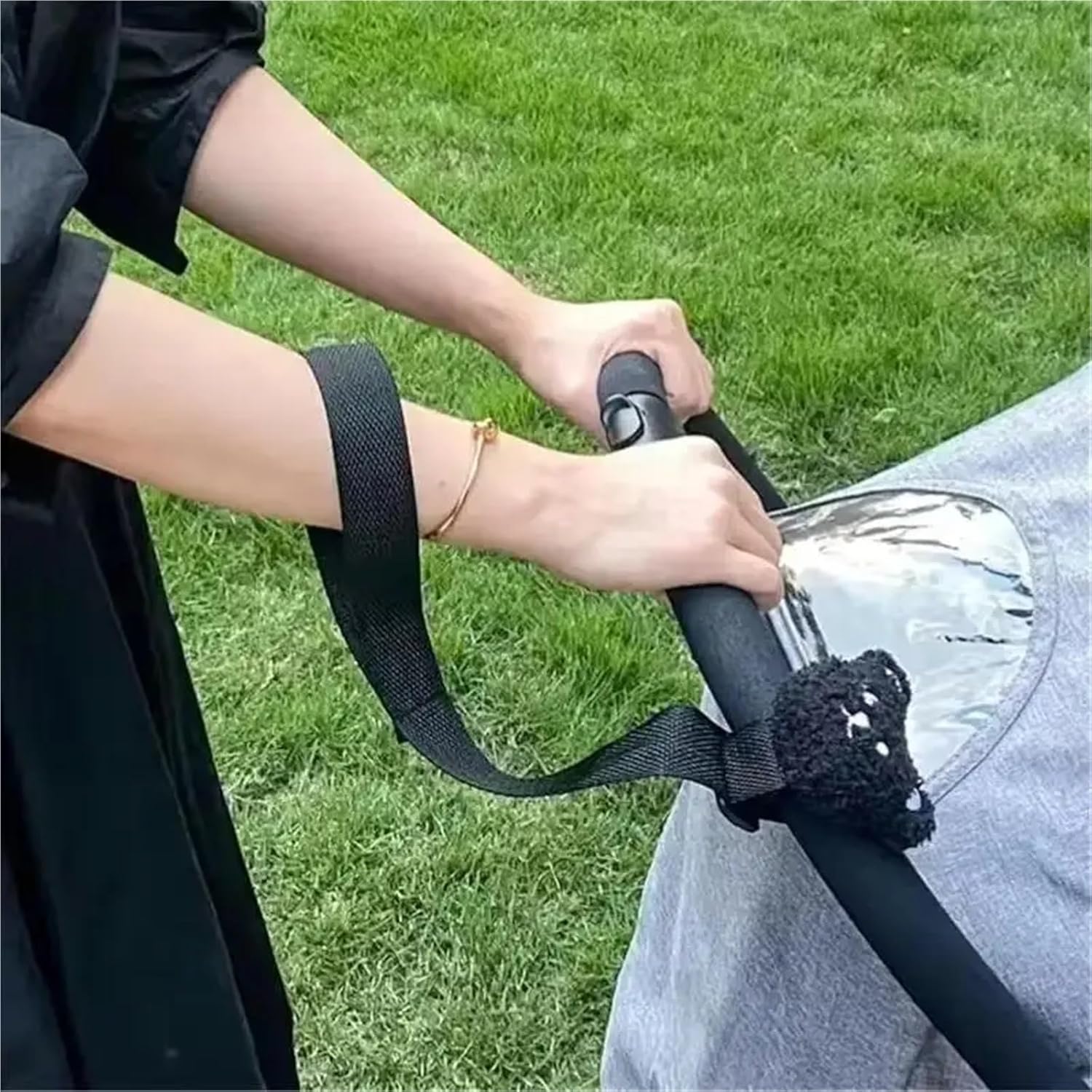 Baby Stroller Wrist Strap 8 Pcs Baby Stroller Rope Handlebar Wrist Strap Non-Slip Belt Safety Outdoor Slope Protection Double Insurance Straps
