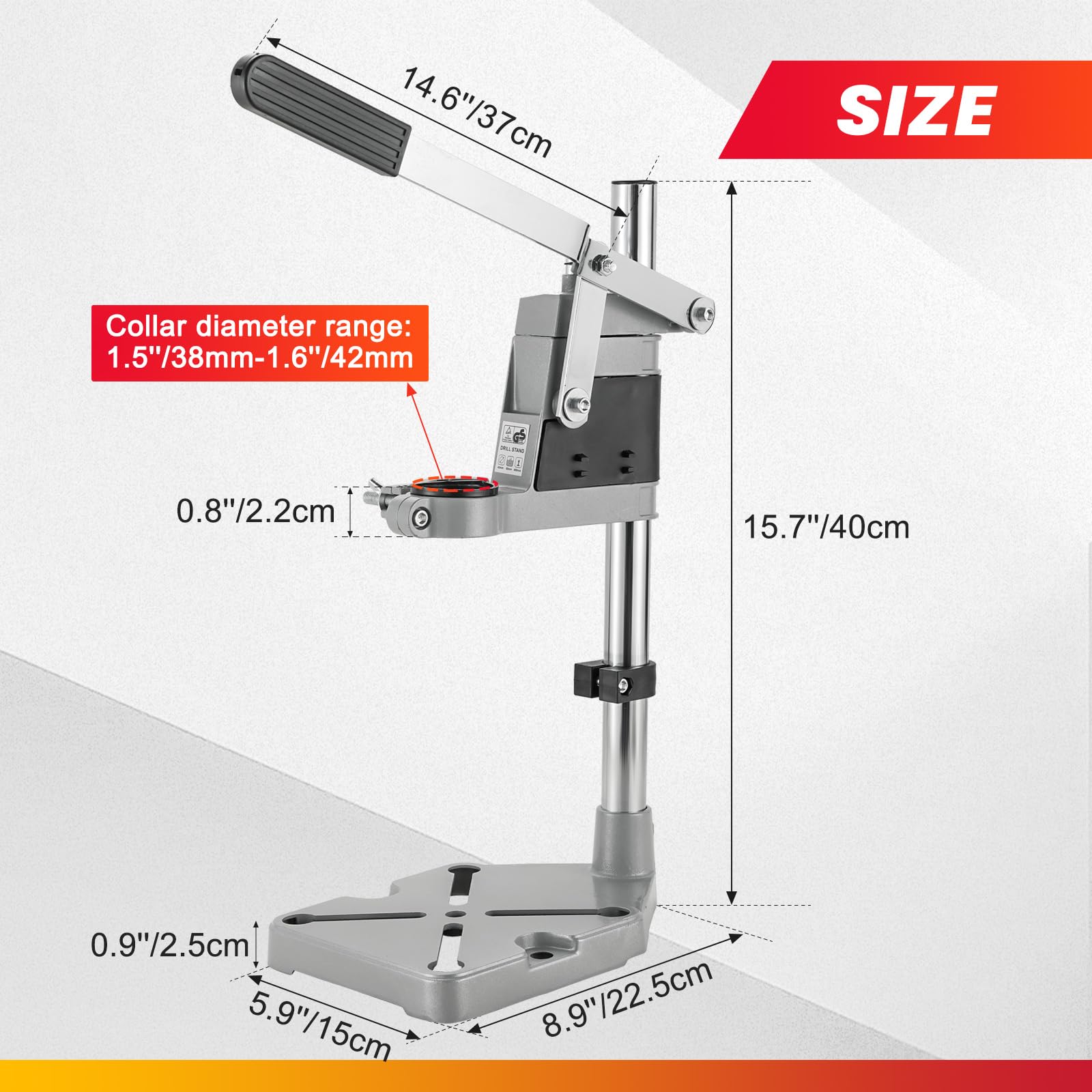DASBET Drill Press Stand - DIY Drilling Guide -2 DASBET Drill Press Stand - DIY Drilling Guide -2