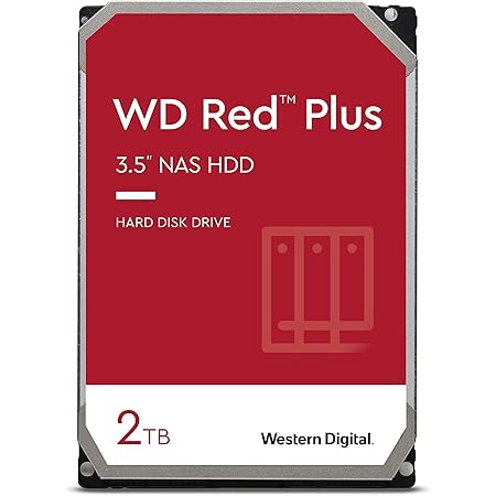 Western Digital WD Red Plus 2To SATA 6Gb/s 3.5p HDD