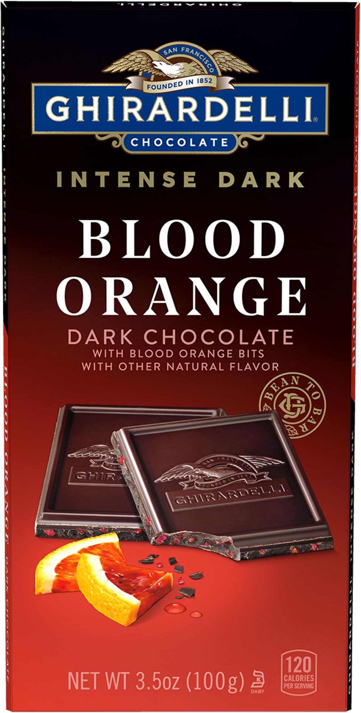 Ghirardelli, Intense Dark Blood Orange Sunset, 3.5 Ounce