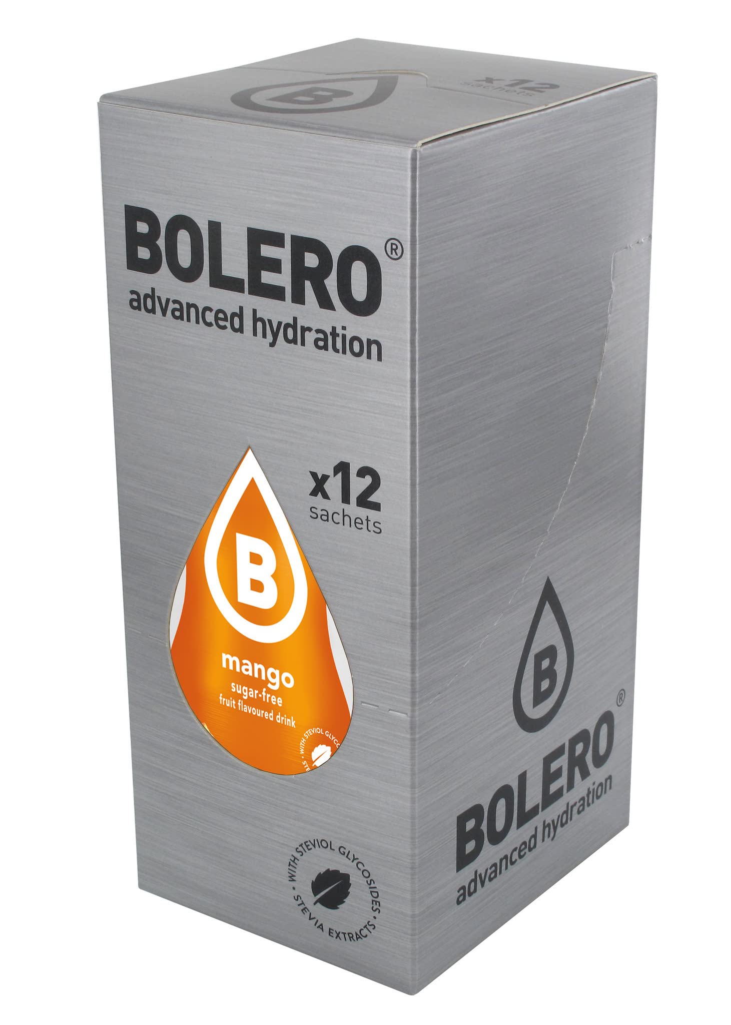 Bolero Essential Advanced Hydration Powder 3g makes 500ml 12 Sachet (MANGO)