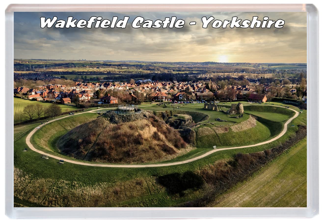 Baked Bean Store Multicolor Wakefield Castle - 96 X 67Mm Jumbo Fridge Magnet/Magnets Bbs22kc65