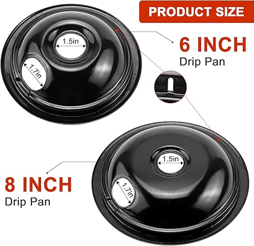 Miniatura 5 de 5304430149 5304430150 - Juego de quemador de porcelana y quemador de cocina eléctrico MP22YA - Compatible con Frigi-daire Ken-more - Estufa