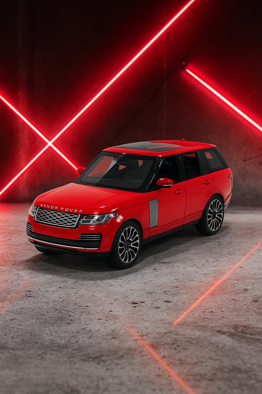 DREAMY DEN Range Rover SUV Car 1:32 Scale Model Car Exclusive Alloy Metal Pull Back Die-cast Metal Pullback Toy car with Openable Doors & Light Music Best Gifts Toys Kids (RED)-picture-17