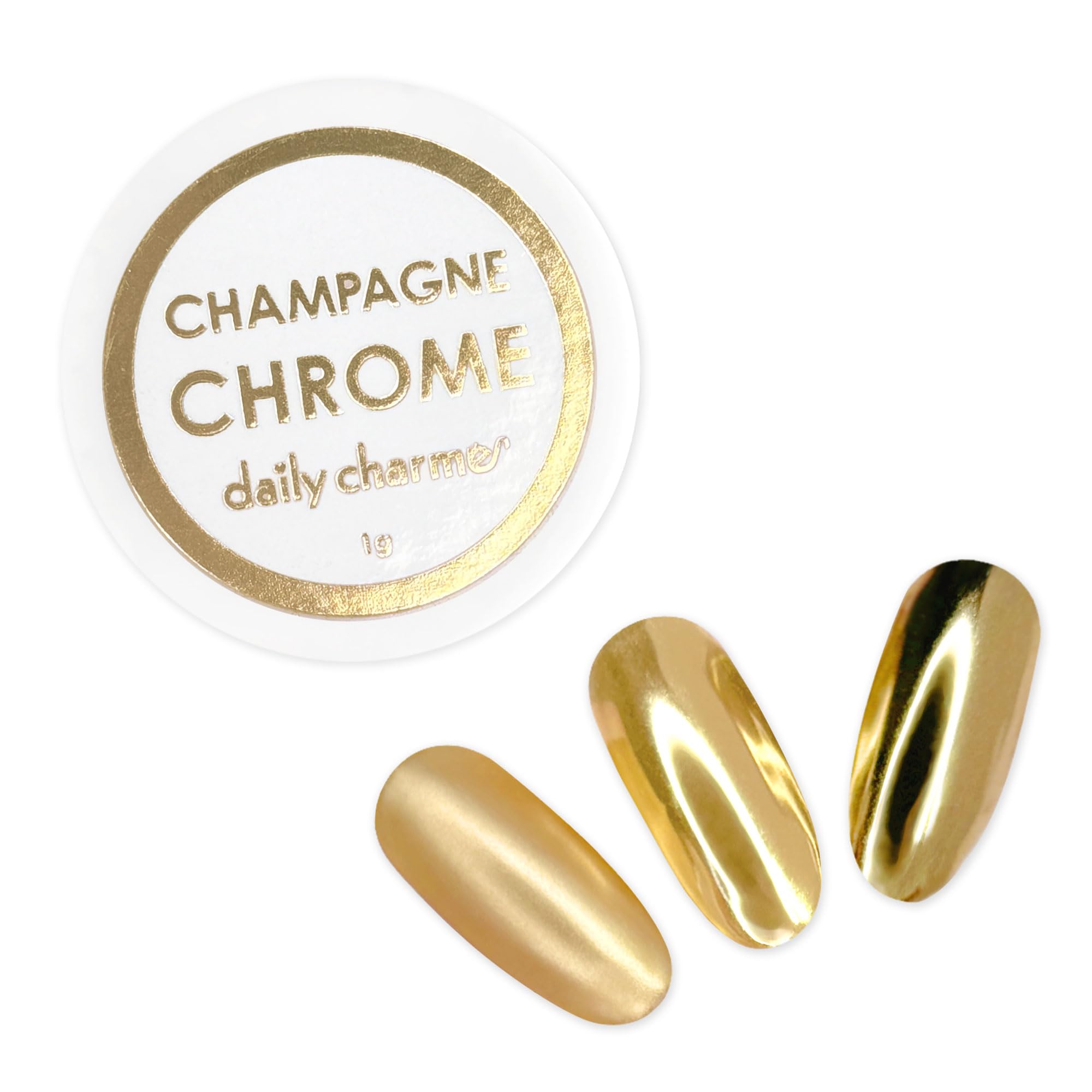 Amazon.com: Daily Chrome Mirror Chrome Nail Powder 1g, Metallic